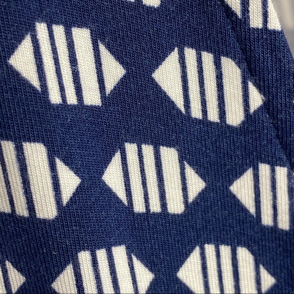 Tart jumpsuit blue/white geometric print XS modal - Picture 13 of 14